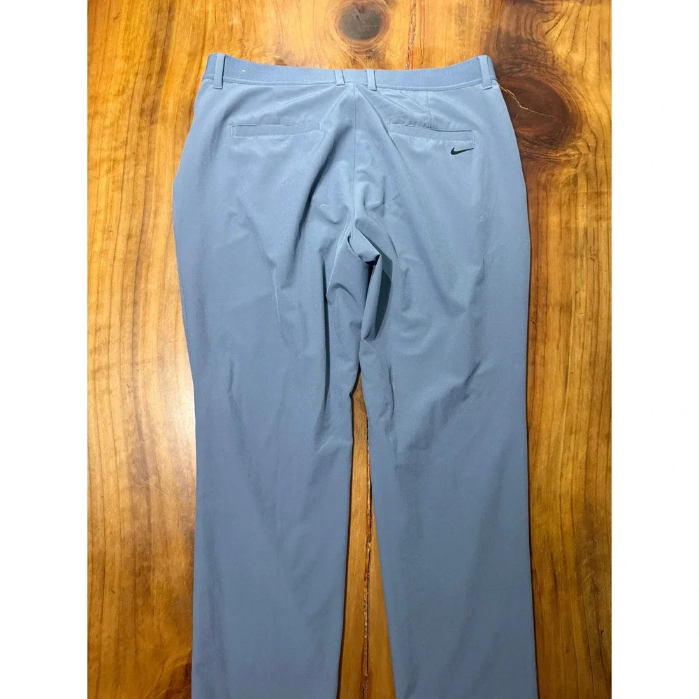Nike Tour Repel Men's Pants FD5624 Gray Slim fit Flat Front Straight leg B3-23
